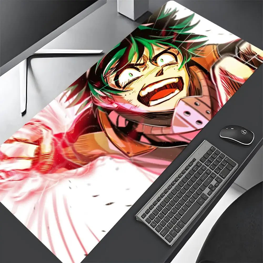 Imagem -02 - Grande Mouse Pad Abstrato para Jogos Mousemat para Gamer Tapete para pc Desk my Hero Academia Xxl Mais Recente 800x400 mm 2024