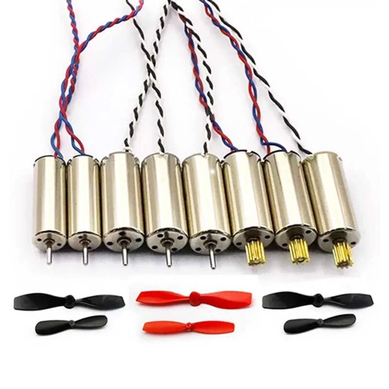 2pcs 716 Coreless DC Motor, 6V High Speed Mini Drone Motor, Low Noise High Performance Motor for Quadcopter UAV Aircraft