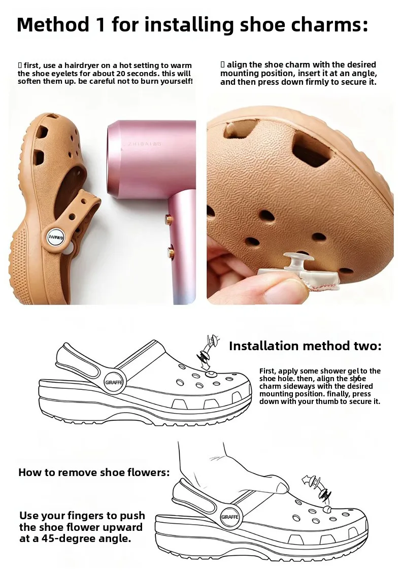 2026 Sommer Mädchen Mode Dickbodige Lochschuhe EVA Pantoffeln Rutschfeste Baotou-Slipper Outdoor Strand-Sandalen – Detail 4