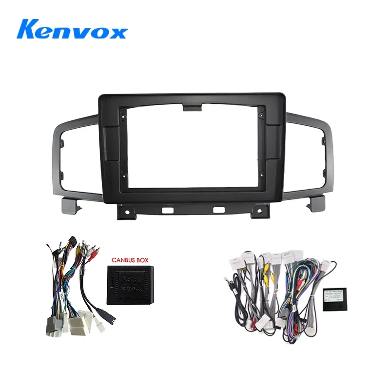 Car Radio Fascias Frame For Nissan Quest Elgrand E52 2011-2016 10 inch Stereo Panel Wiring Harness Power Cable Canbus Decoder