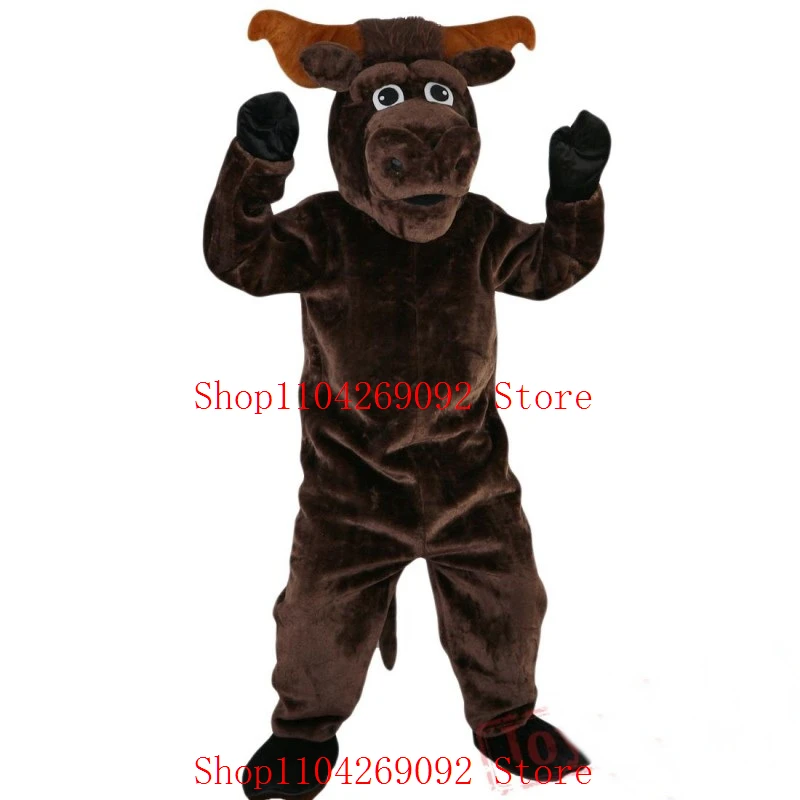 

Cartoon Fursuite Animal Bull Mascot Costume for Adult themed and mascot costumes Cosplay Costumer Birthday Character Party