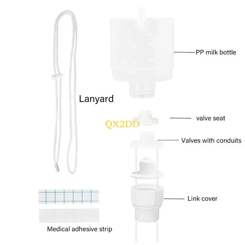 Infant Feeding Assistant for New Parents,Gentle Silicone Nursing Tool Lactation Aid Adjustable Suction Nursing Assistant