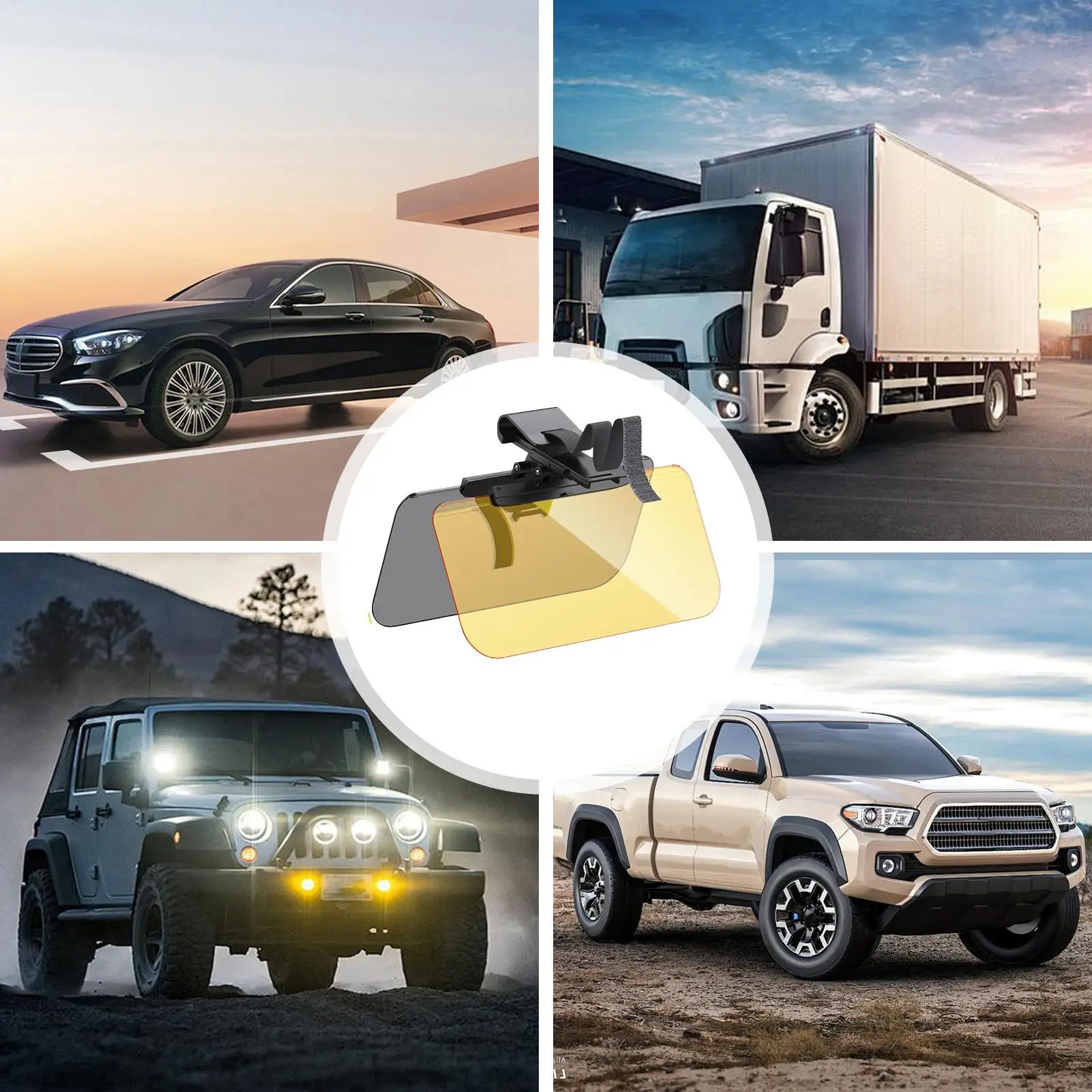 

Automotive Sun Protection Visors Sun Visor For Car Windshield Anti-UV Sunshade Shield Mirror For Truck Windshield Safe Driving