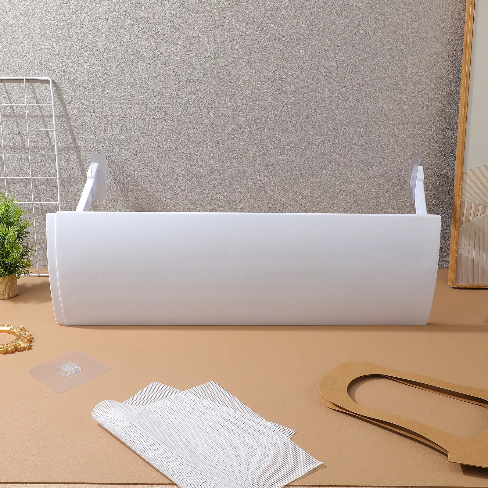 Adjustable PP Air Conditioner Deflector Foldable Windshield for Home Office Cooling Heating Air Conditioning