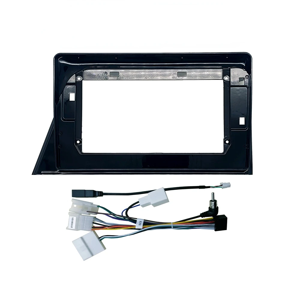 For Toyota Sienta 2015+ Left/right 2 Din 10.1 Inch Car Radio Installation DVD GPS Mp5 ABS PC Plastic Fascia Plane Frame Trim KIT