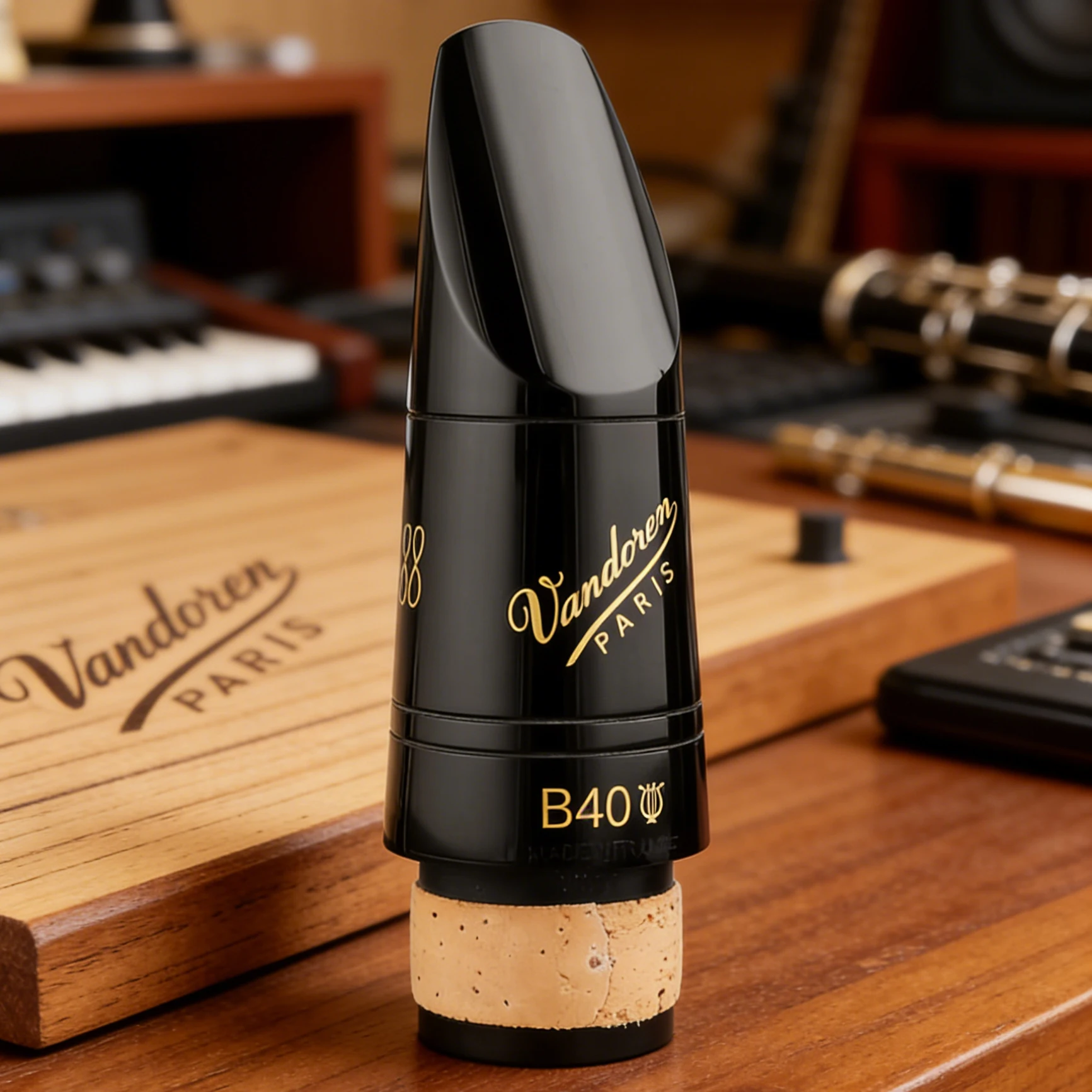 France Vandoren High Density Ebonite Mouthpieces Black Diamond Series Bb Clarinet Mouthpiece HD BD4 BD5 BD6 BD7 M30 B40 B45