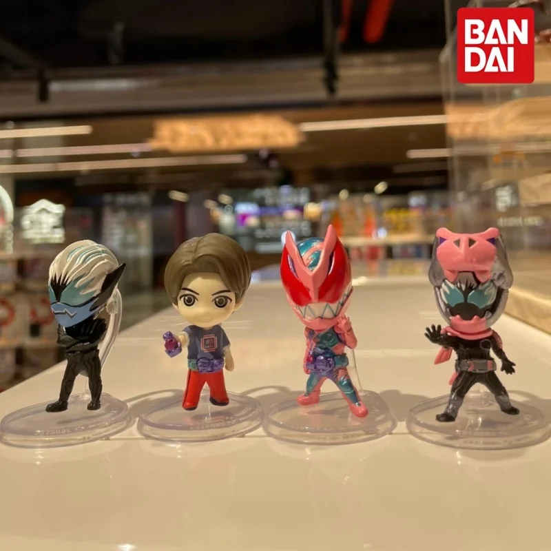 

Bandai Kamen Rider Revice Gashapon Q Version Mini Action Figure Ikki Igarashi Collectible Anime Desktop Display Ornament