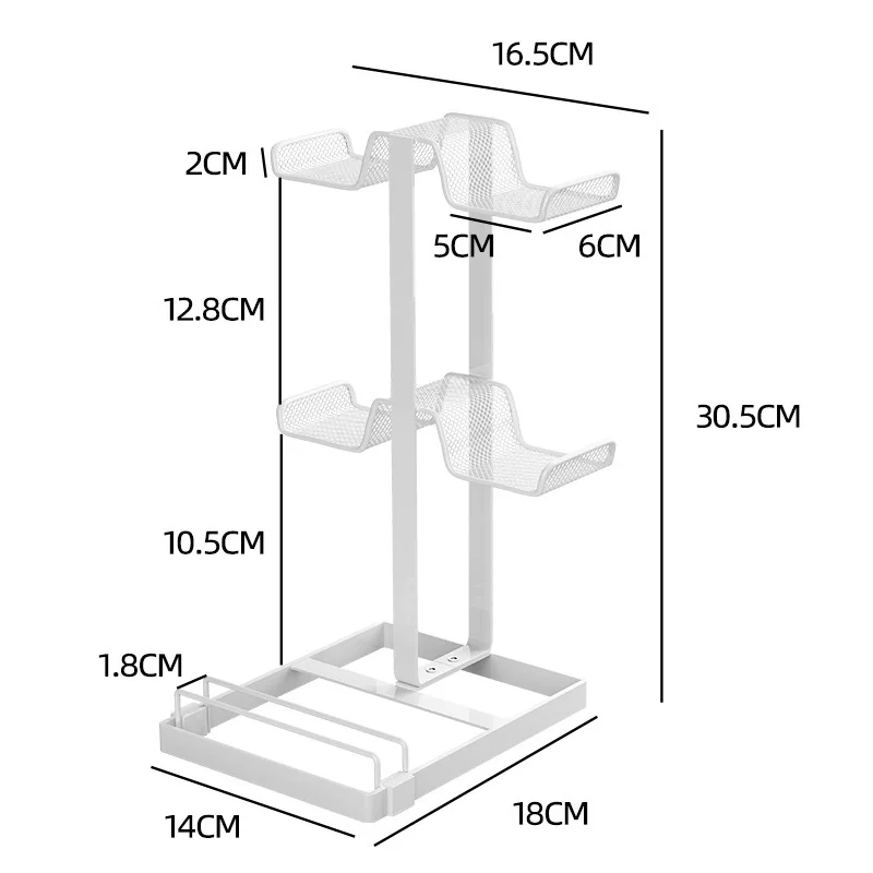 Game Controller Holder PS5/PS4 Gamepad Storage Rack Metal Gamepad Display Stand Headphones Organizer Playstation Support Bracket