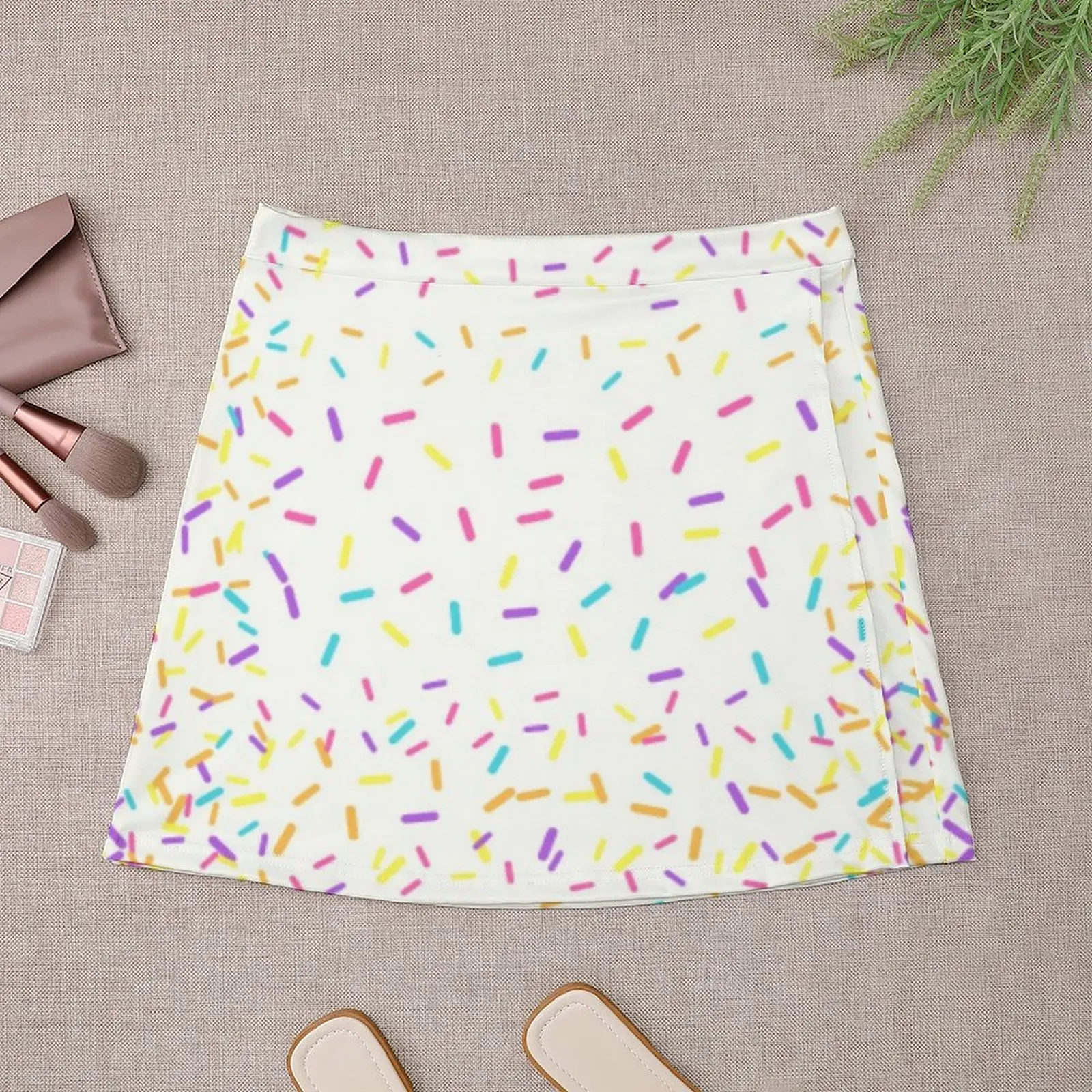 Birthday Cake Sprinkles Pattern Mini Skirt summer outfits for women 2025 Evening dresses Mini Skirt