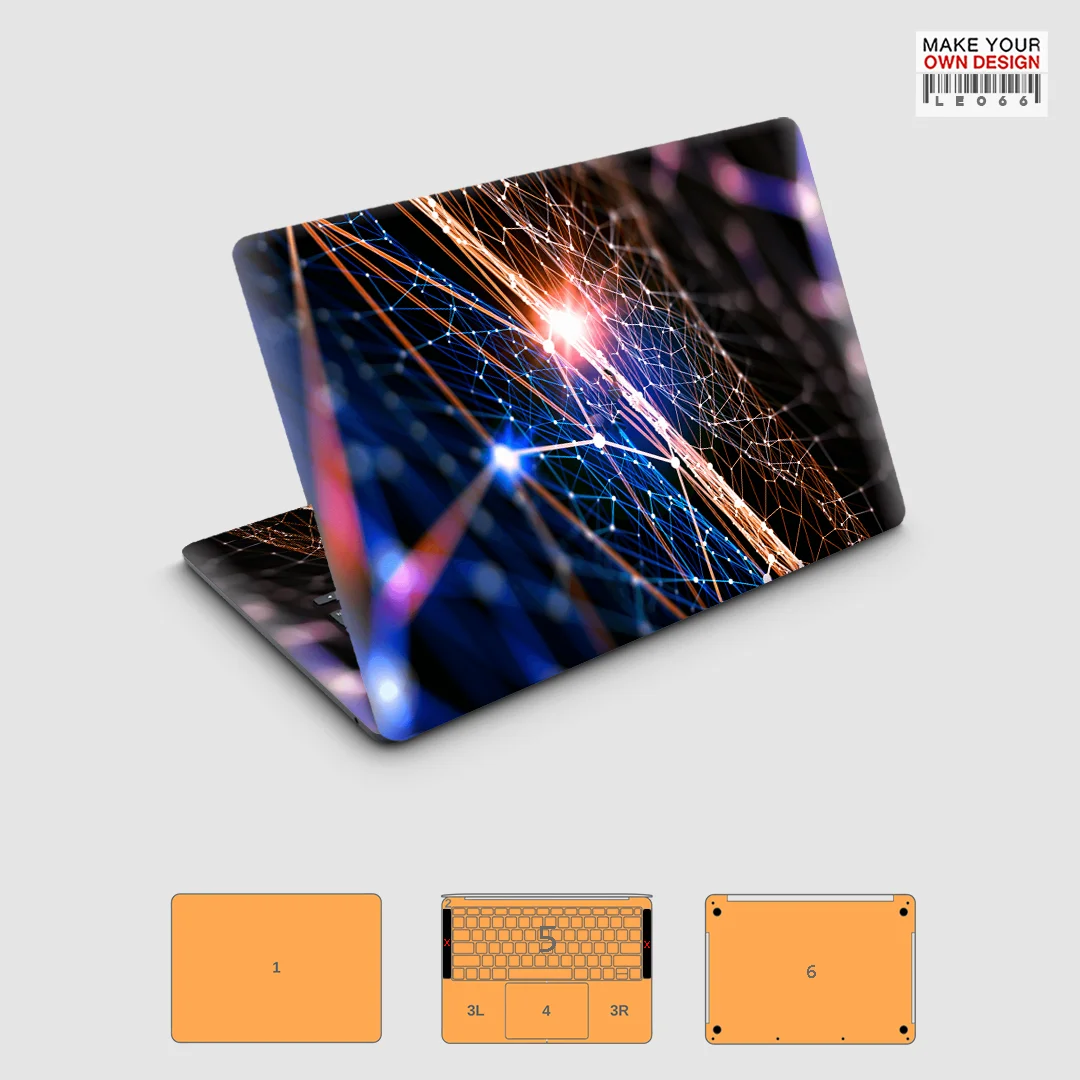 Colorful Skin Sticker for Macbook Pro16 M1 M2 M3 M4 2022 2024 2025 Full Wray Sticker Skin Screen Protector