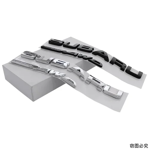 21,5X2,2 CM ABS 2025 para Subaru SYMMETRICAL AWD letras para maletero trasero de coche pegatinas con emblema STI XV WRC WRX BRZ FORESTER IMPREZA LEGACY