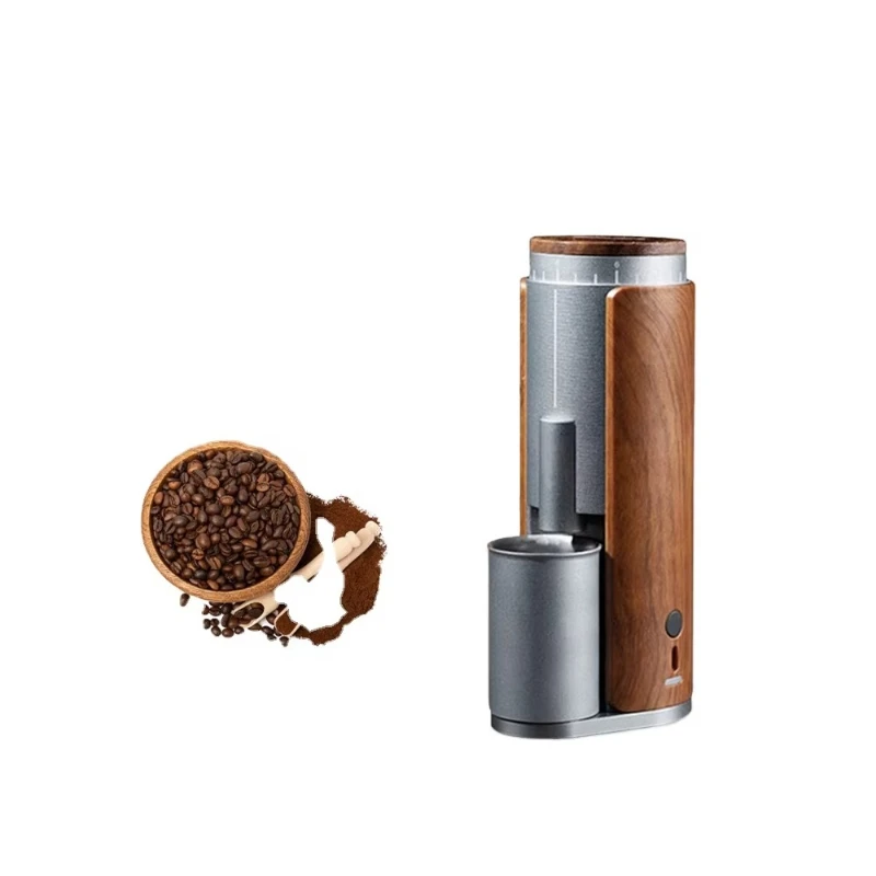 

Home Office External 6-Core Cone Cutter Professional Electric Coffee Grinder with Battery