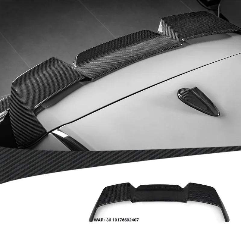 Glossy Prepreg Carbon Fiber Roof Spoiler for X5 G05 G18 2023+