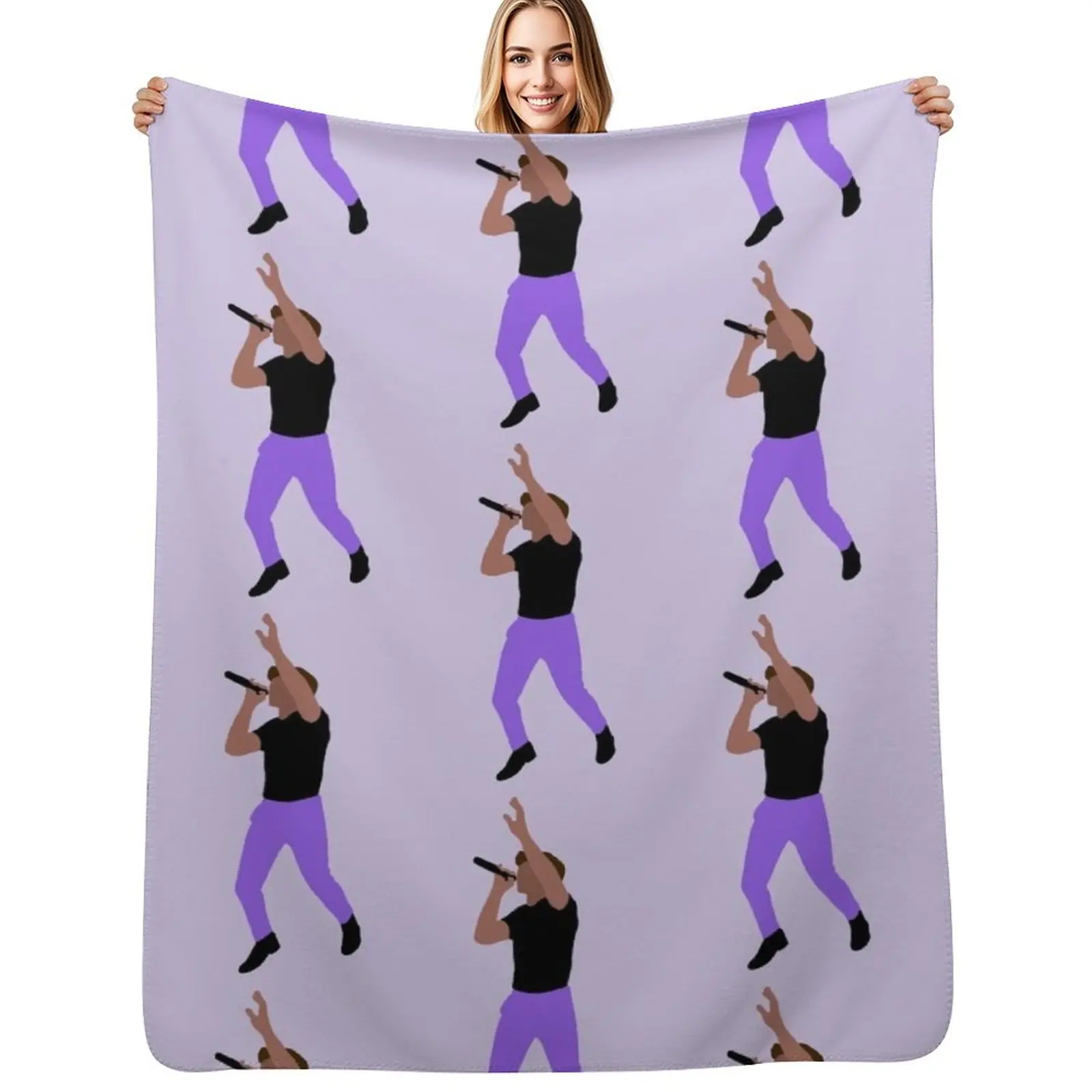 niall horan purple pants Throw Blanket Picnic Summer Beddings Extra Large Throw decorative Cute Comforter Blankets