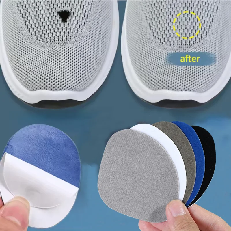 

6pcs/set Heel Wear Repair Shoe Patches Sticker Unisex Anti-Wear Heel Foot Care Tools Foot Care Pad Inserts Sneakers Protector