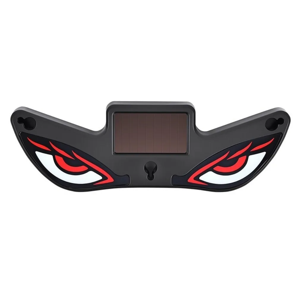 Solar Powered Solar Demon Eye Light LED USB Rechargeable Car Neon Light Flashing Warning Vehicle Signal Lights Car Interior