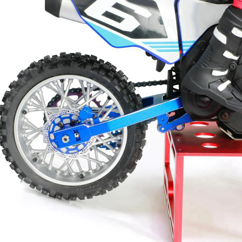 For LOSI 1/4 Promoto-MX RC Car Electric Motorcycle Rear Swing Arm Rear Fork Wheel Seat Parts Accessories 264000 Blue