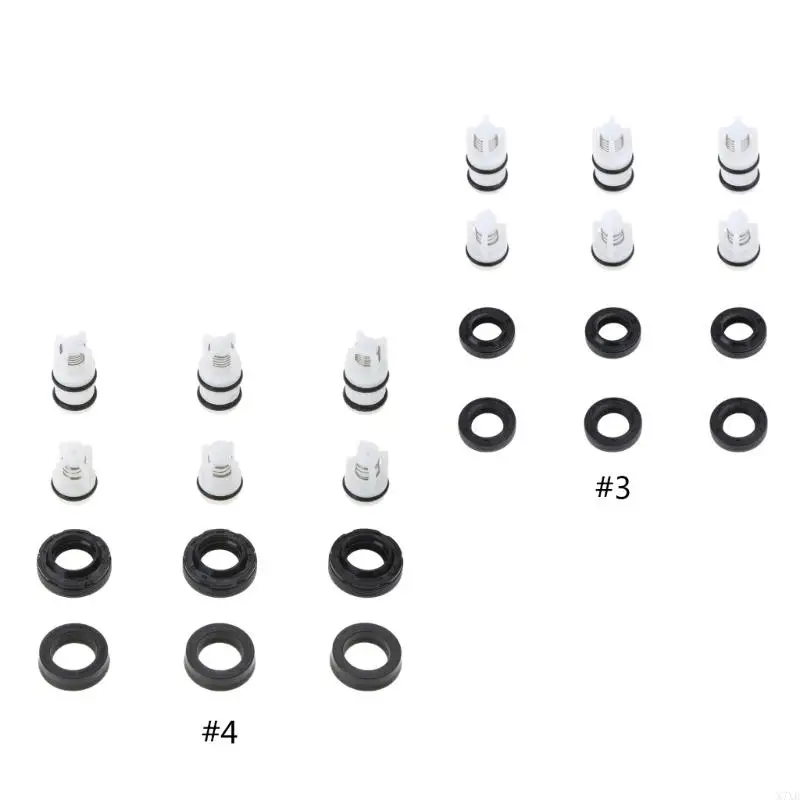 X7XB Household High Pressure Washer Head Repair Seal Oil Check Valves Cleaning Machine Water Parts Accessories