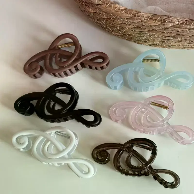 Modische Kreative Haarklammern in Musiknotenform, Süßer Minimalistischer Stil, Haifisch-Clip, Haarschmuck, Geschenk