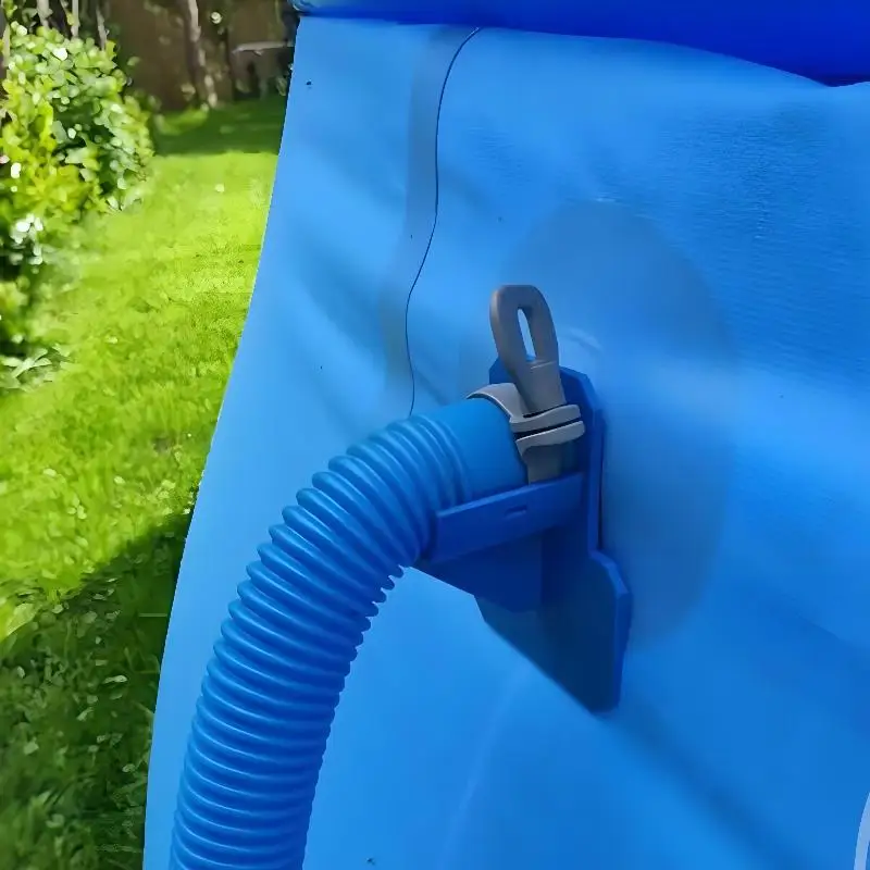 Pool-Schlauchhalterung Passend für Standardschläuche Anti-Durchhängungs-Design Werkzeuglose Installation für den Einsatz im Gartenpool – Detail 5