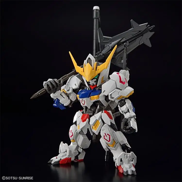 BANDAI MGSD Gundam Barbatos Q-wersja ASW-G-08 edycja standardowy zestaw modeli do składania Strike Freedom figurki jednorożca oryginalne