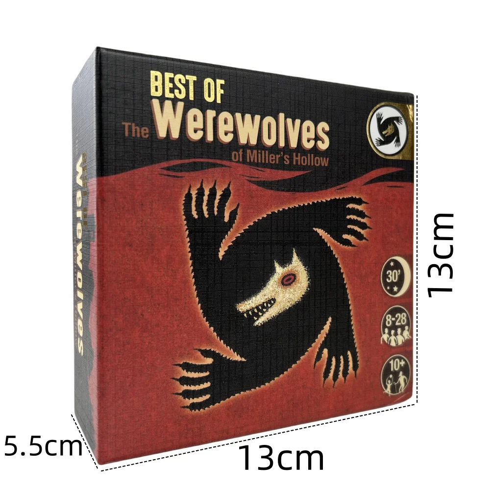 Werewolf Killing Game Poker Poker Board Game Party Party Game Card Wolf Card Poker 3-10 People Party Entertainme