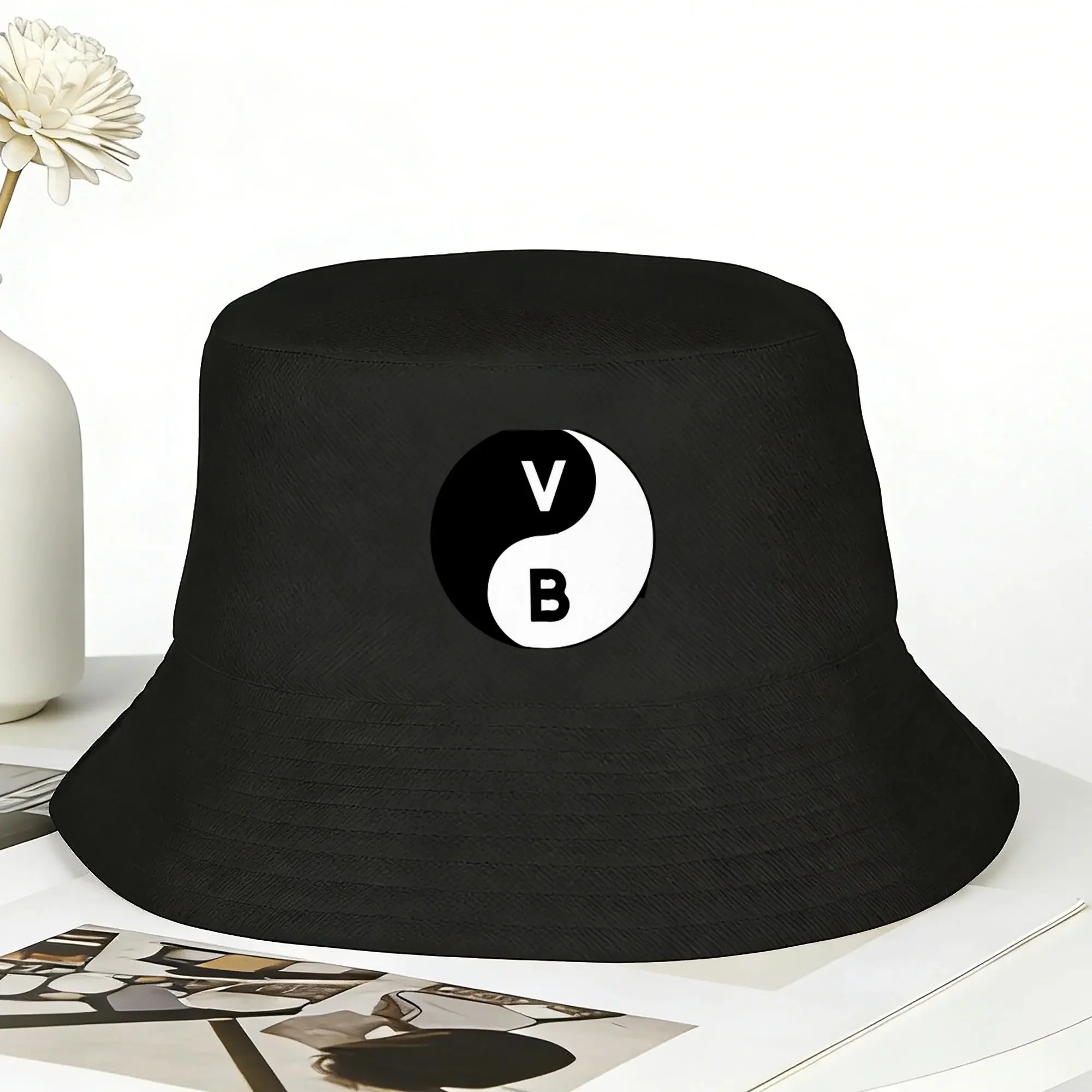 New viagra s yin-yang Bucket Hat Summer  Retro Fisherman Hats For Women Portable Vacation Caps Hawaii Design Visor Hats