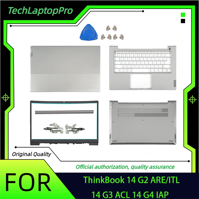 For ThinkBook 14 G2 ARE/ITL 14 G3 ACL 14 G4 IAP LCD Back Cover/Front Bezel/Palmrest/Bottom Case/Hinge/Hinged cover