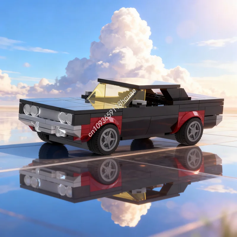 

325pcs MOC Plymouth Road Runner City Champions Model Building Blocks Christmas Gifts Toys Architecture Creative Idea Education