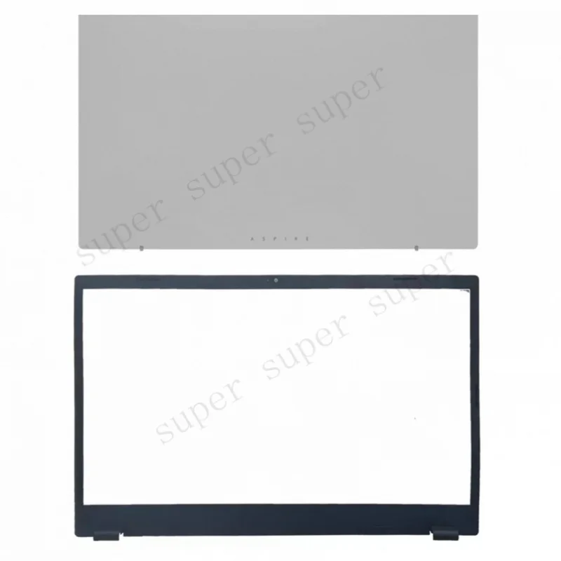 S+   New for  Acer A515-58M N23C3 A315-510p-24P N23Q11 LCD Back Cover /Front Bezel Silver