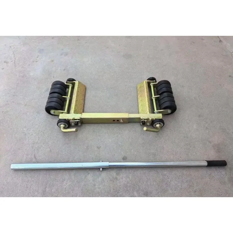 

Wheeled Trolley - 12 Wheel Rescue Trailer Service Anti-skid Pattern Plate Car Porter Tool for Auto Repair Car Lever Positioning