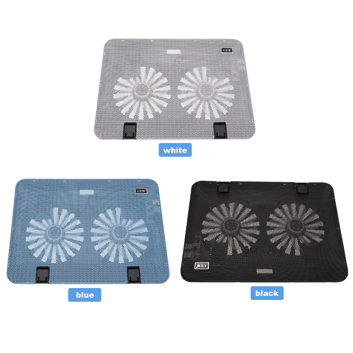 

1pc 15.6 Inches Adjustable Laptop Stand Notebook Cooling Support Heat Dissipation Holder For Dorm Office Blue Abs Metal Mesh Net