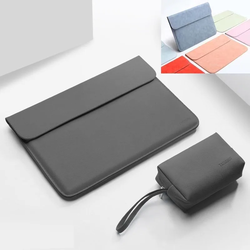 for Huawei MatePad Edge 14.2inch Tablet Laptop PC Carry Bag Slim Matte PU Leather Case Magnet Flip Sleeve Mouse Charger Pouch