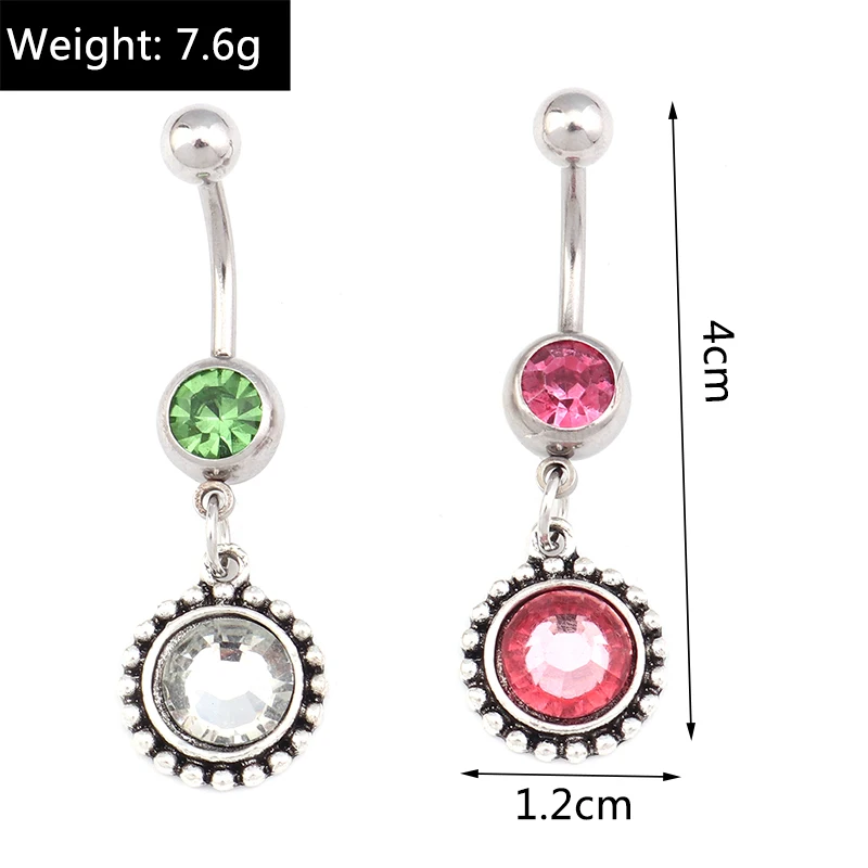 Aihua Steampunk schwarz hohl Kreuz baumeln Nabel Ring chirurgischen Stahl Bauchnabel Ring Gothic Piercing Ombligo Oreja Körpers chmuck – Detail 24