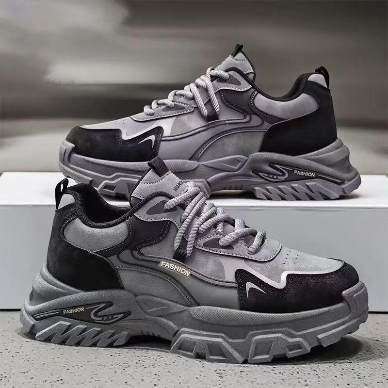 Men Sports Running Shoes Casual Breathable Mesh Outdoor Walking Sneakers Black White Blue Lightweight Shock Absorption Free