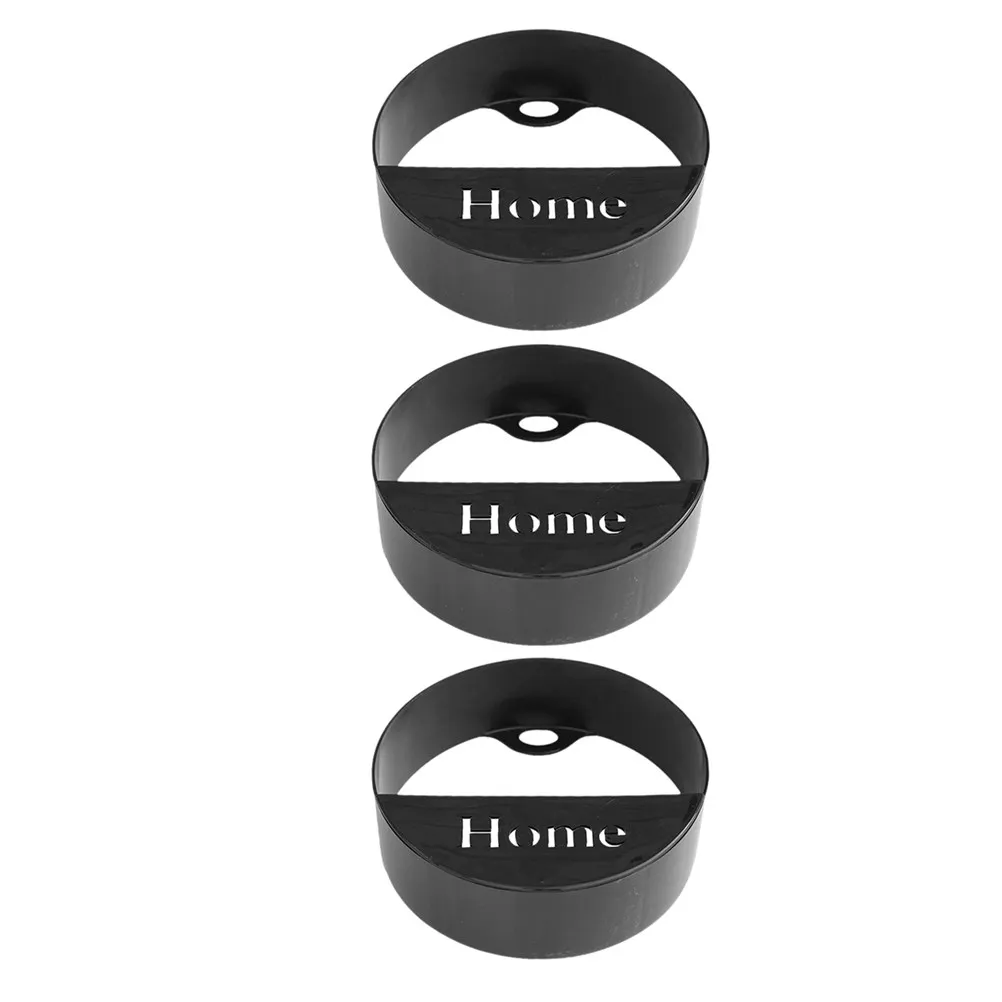 

3Pcs Hanging Basket Wall Planters Round Plastic Vase Small Hanging Pots for Indoor Succulent Plants Balcony Fence Wall Decor