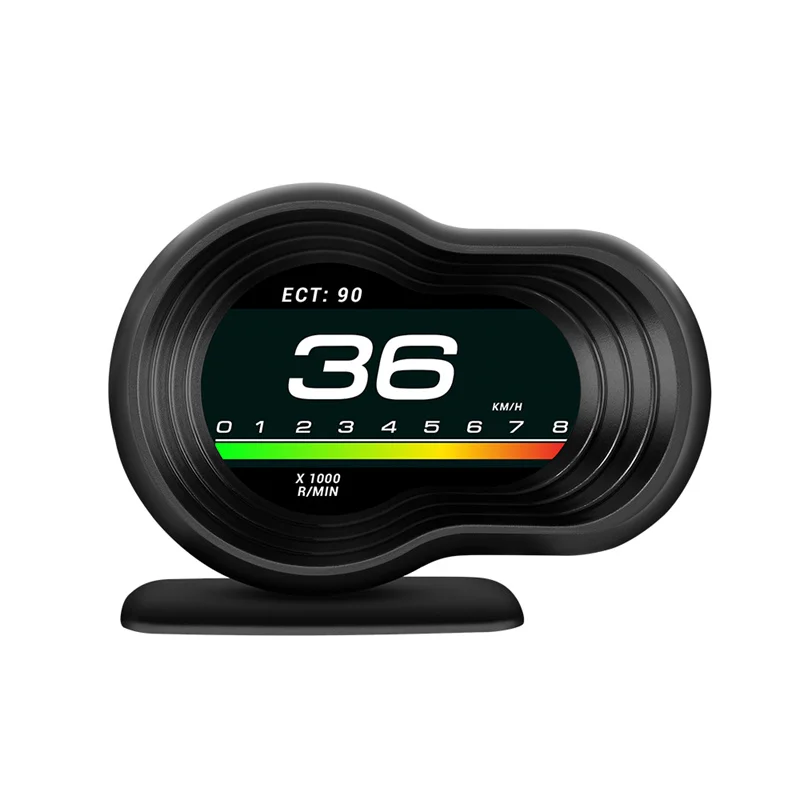 Car HUD OBD2 Digital Guage Head Up Display Speed Monitoring With Acceleration Turbo Alarm Auto On-board Computer Car Accessories