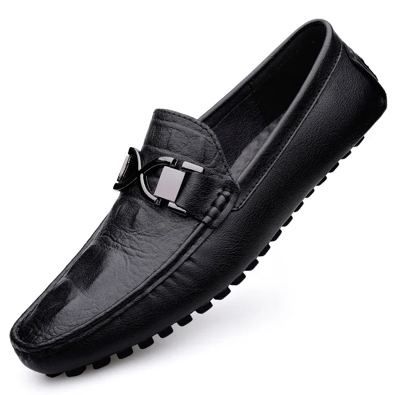 Loafers Men Luxury Brand Shoes Man Leather Mens Casual Shoes Flats Male Italian Designer Men\'s Moccasins Shoes for Men