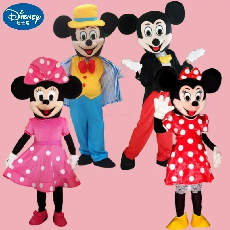 

Disney Mickey Minnie Mouse Cosplay Mascot Toy Costume Adult Anime Cartoon Advertising Party Large Plush Advertising Event Gift