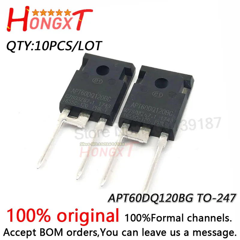 

10PCS 100% NEW APT60DQ120BG APT60DQ120 TO-247 fast recovery diode 1200V 60A