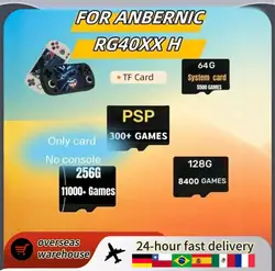 For Anbernic RG40XX H 256G Memory Card TF Card Handheld Gaming System Card Handheld Games Plug&play Pre-install Retro Games Card