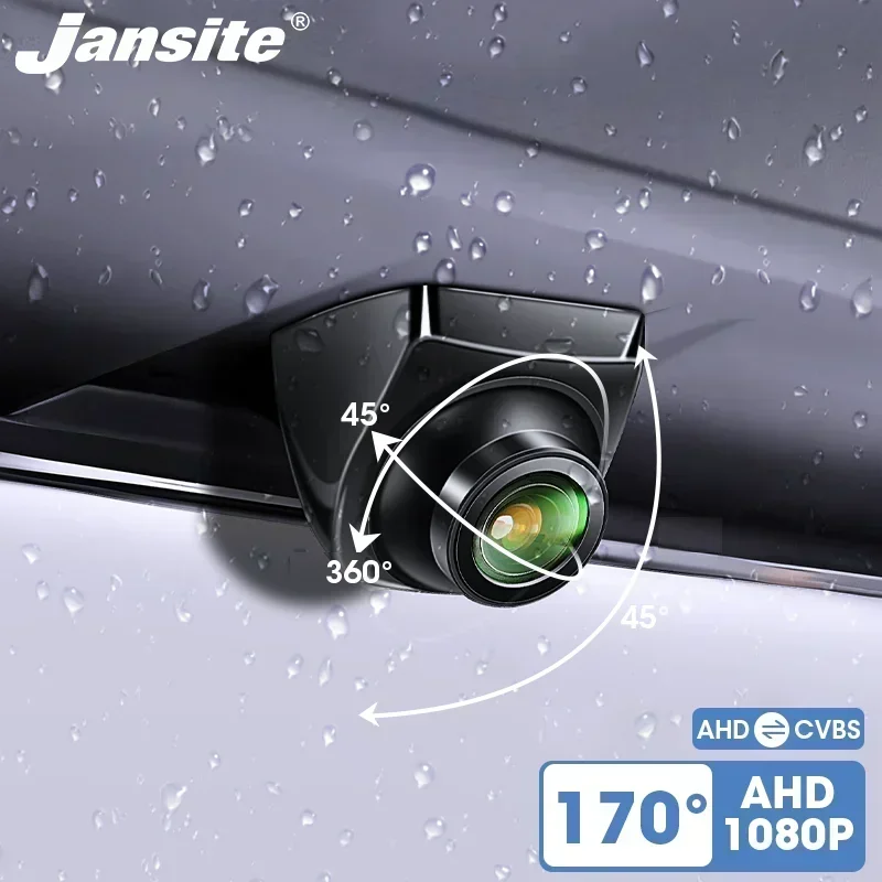 Jansite 170° AHD 1920x1080P Car Rear View Camera Golden Fisheye Lens Universal Reverse Camera Super Night Vision IP68 Waterproof