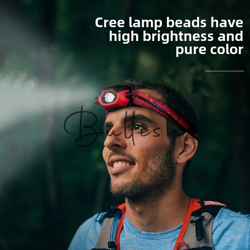 Headwear night fishing special led induction miner lamp