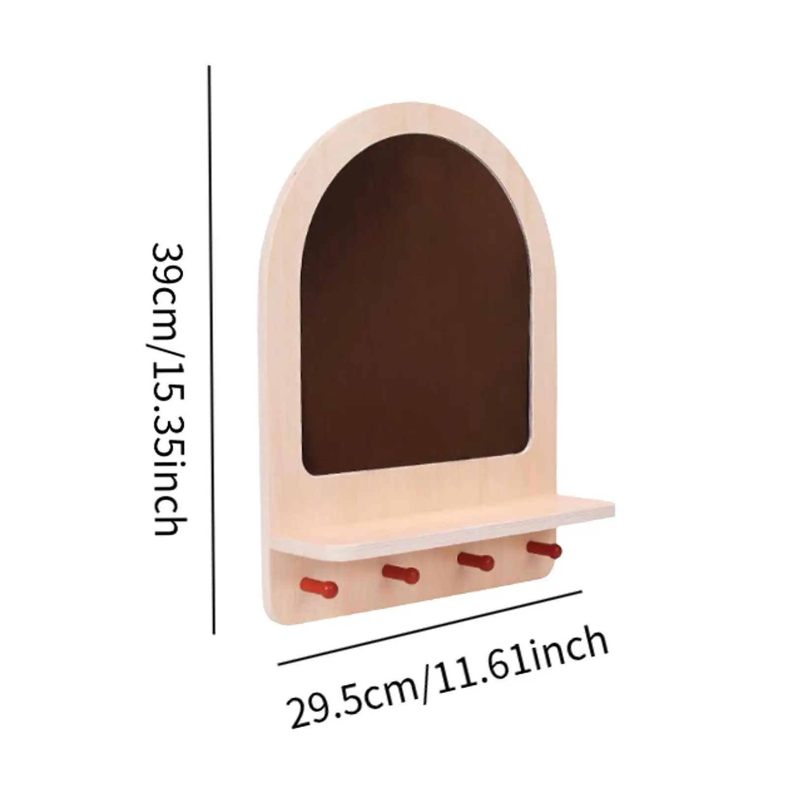 Specchio da parete in legno acrilico Specchio per la scuola materna per il corridoio della sala giochi della scuola materna