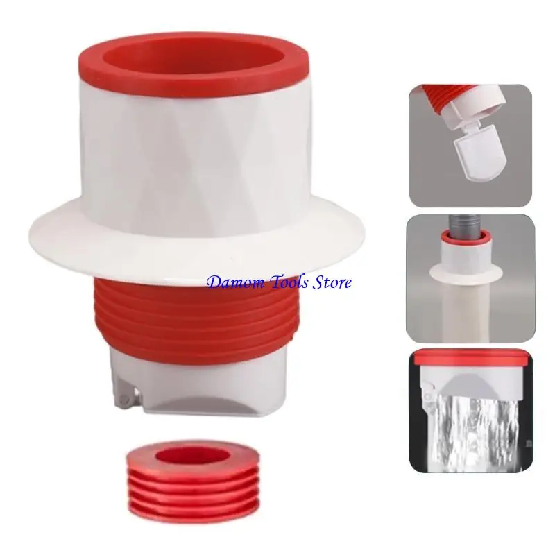 57BE Anti Odor Sewer Plug Multi Layer Locking Drain Plug 79mm  Suitable for Home Use