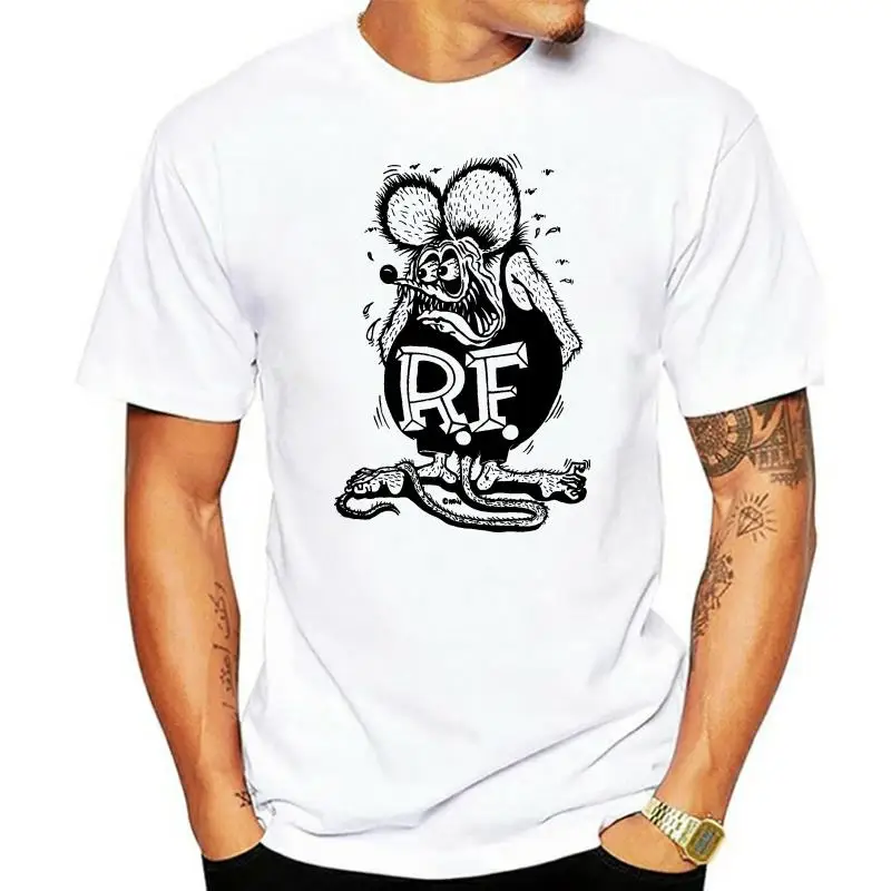 Rat Fink Tshirt Ratfink White New Men T-Shirt Tee Size S to 3XL