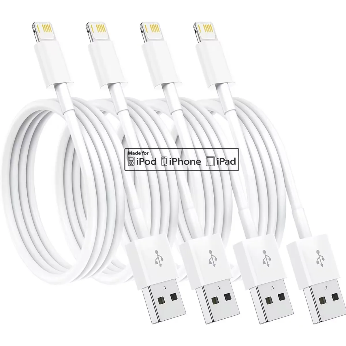 1-4Pcs 20W 3.3Ft/100cm Fast Charging Cable For iPhone 14 13 12 11 Pro Max Plus XR Xs Phone Data Wire Cord Charger Accessories