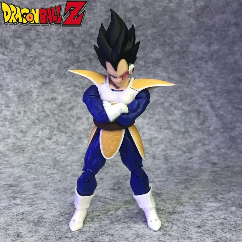 Dragon Ball Z 16CM Anime SHFiguarts Vegeta Articulate Joint PVC Moveable Action Figure Super Saiyan Combats Collection Model Toy