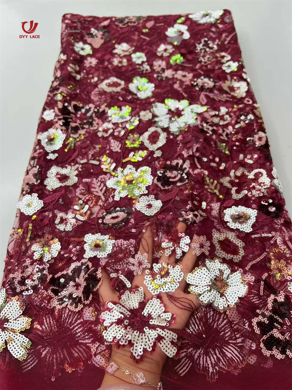 

Высококачественная Роскошная элегантная африканская кружевная ткань с вышивкой и искусственными перьями для свадебного вечернего длинного платья