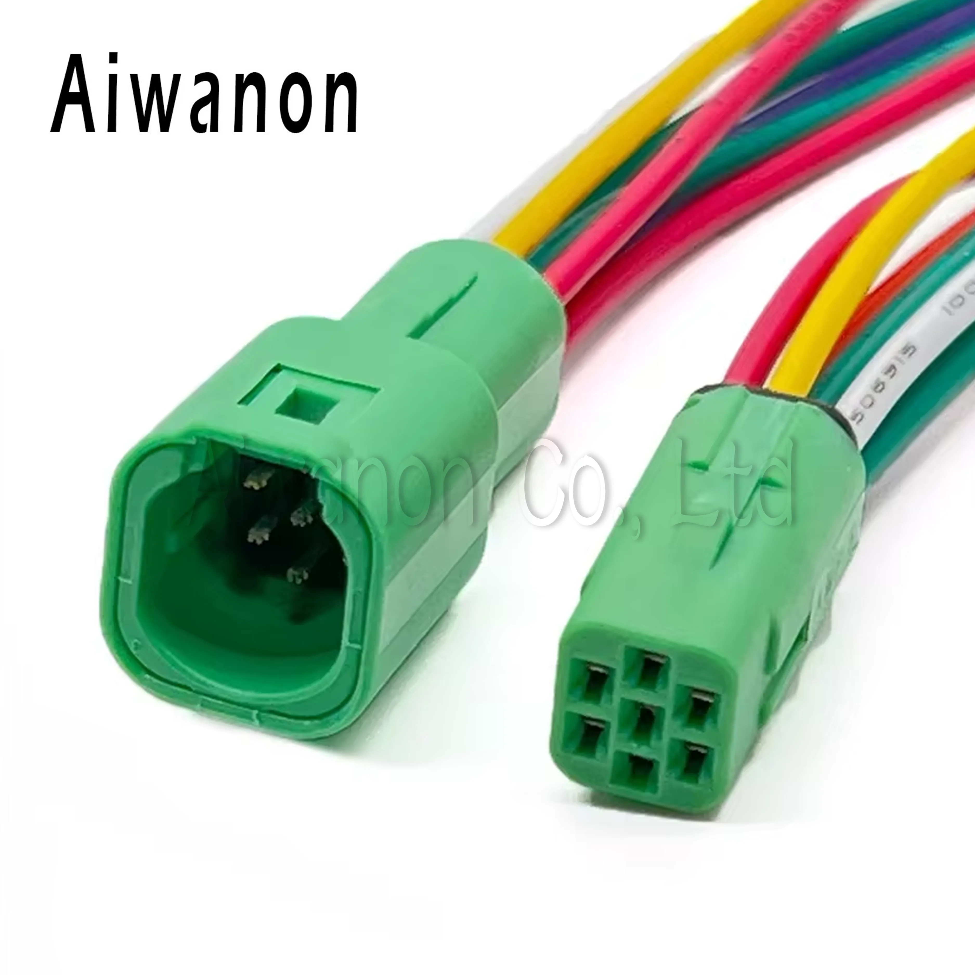 1 Set 7 Pin Auto Cruise Control System CCS Electrical Cable Connectors Female Male Wire Harness Plug For 917318-4 917319-4